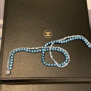 Blue stone necklace